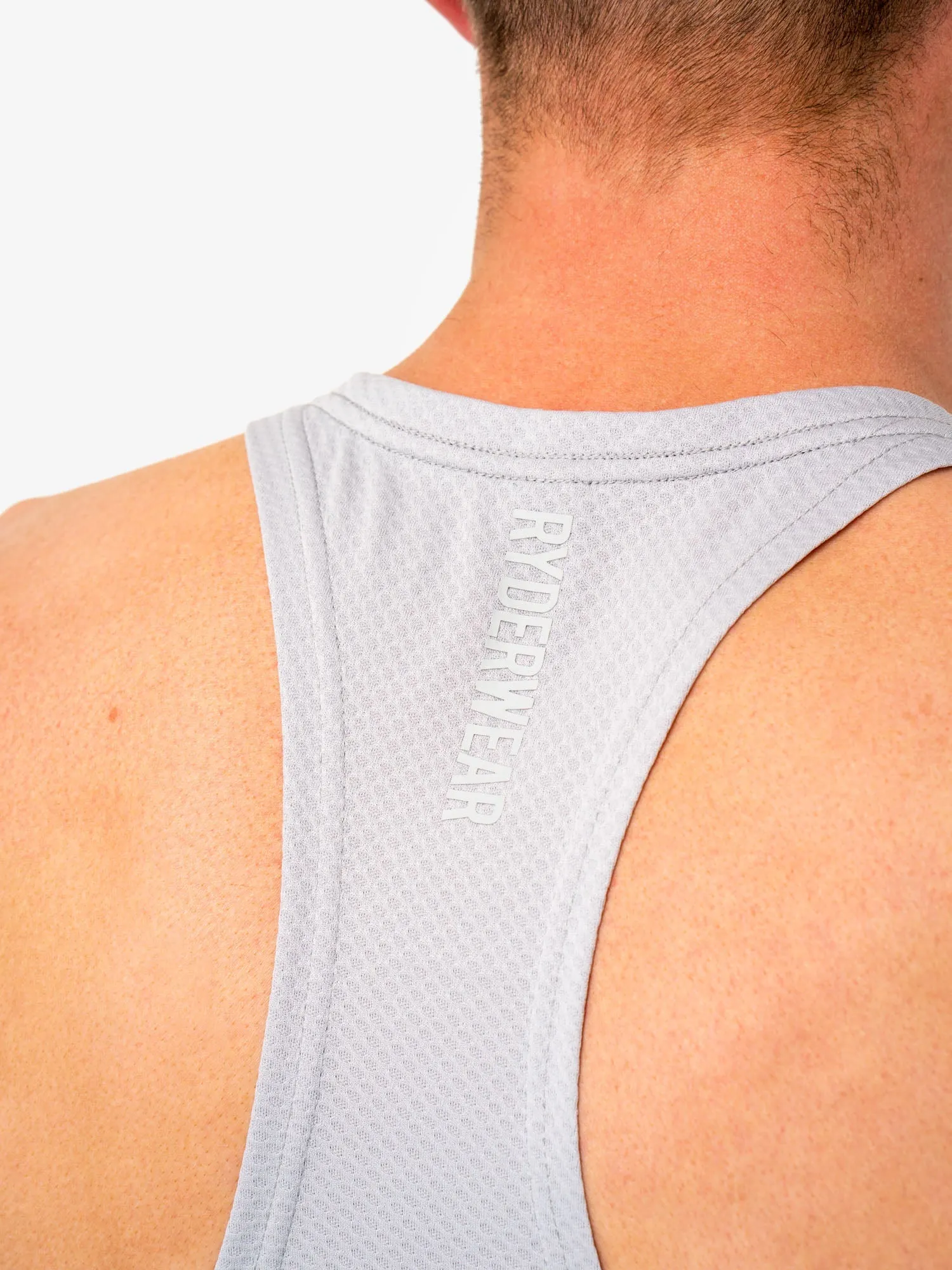 Enhance Stringer T-Back - Snow Grey