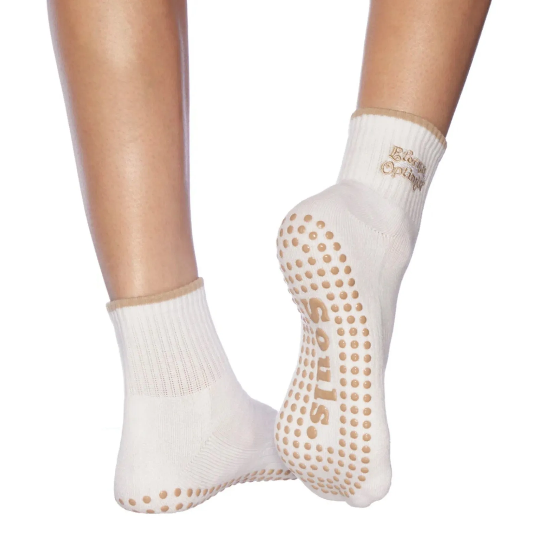 Eternal Optimist - Crew Grip Sock (Barre / Pilates)