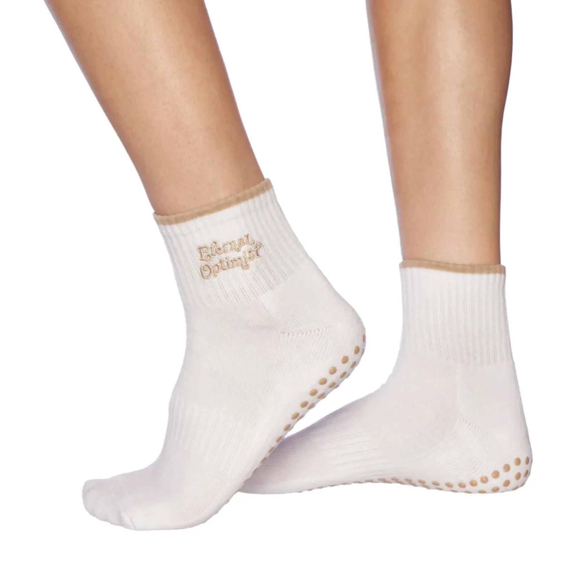 Eternal Optimist - Crew Grip Sock (Barre / Pilates)