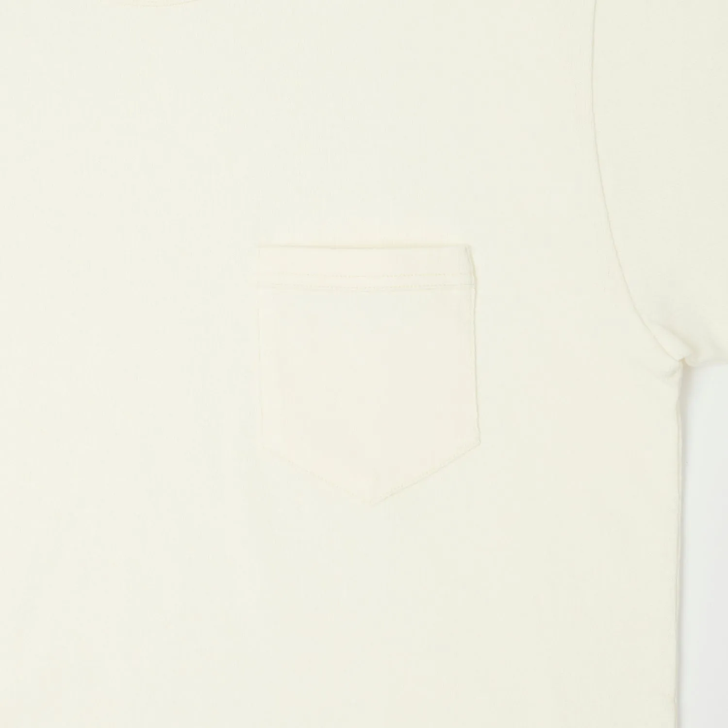 Freewheelers Short Sleeve Pocket Tee - Off White