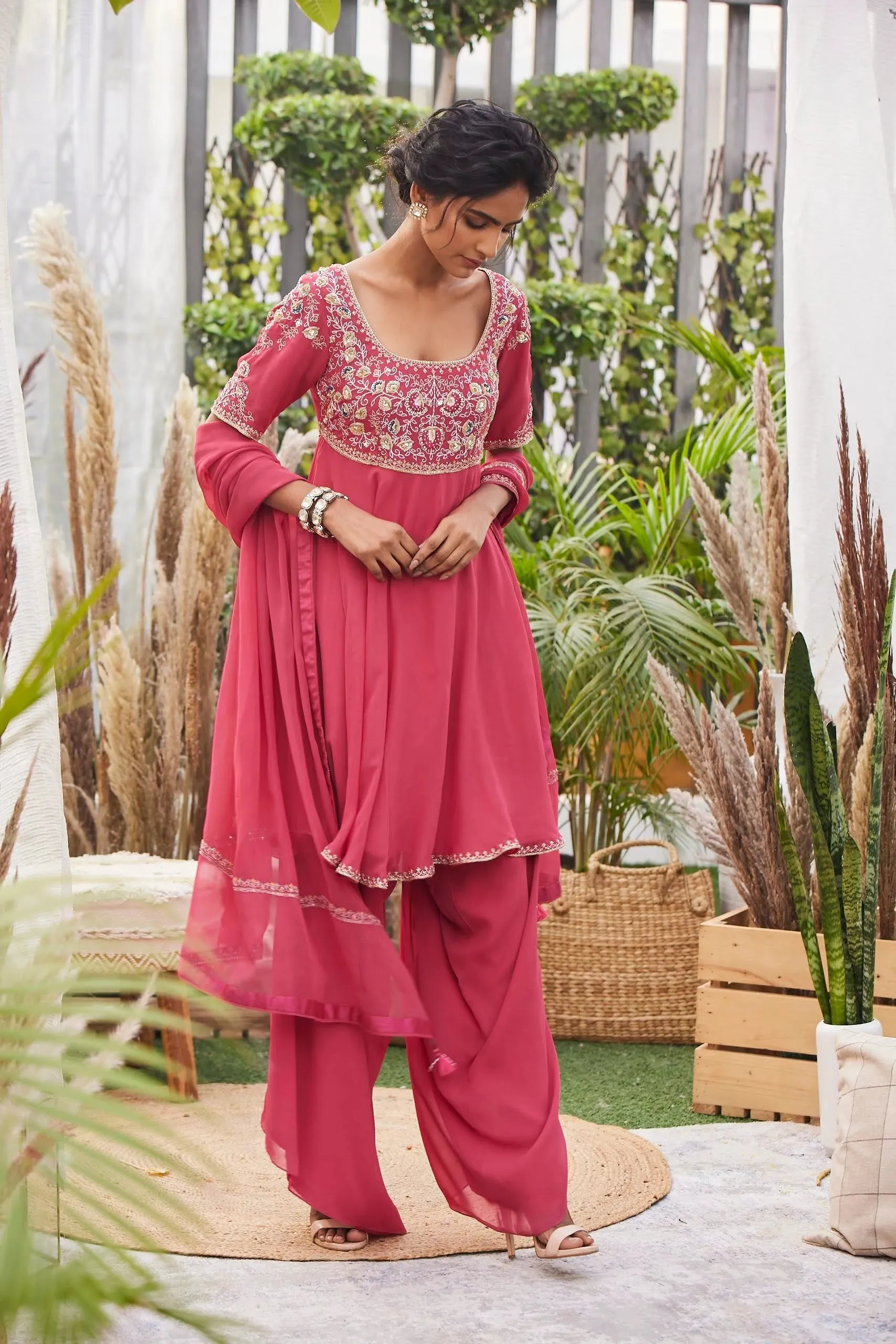 Fushia Pink Salwar Suit