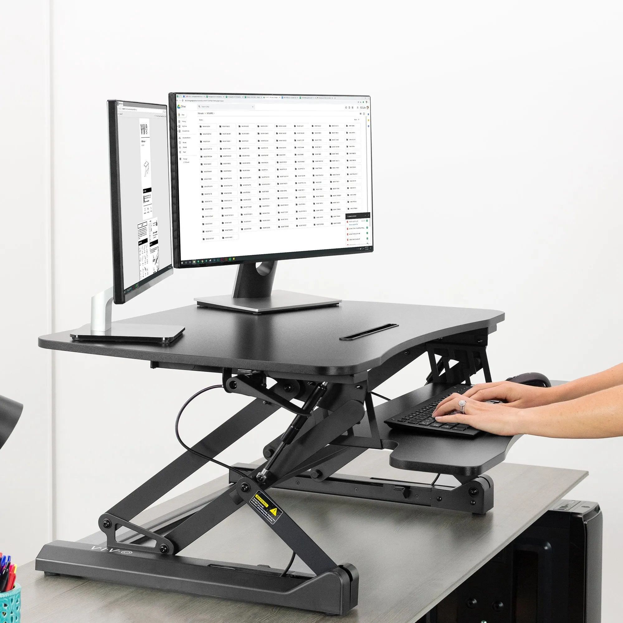 Height Adjustable Desk Converter ("36)