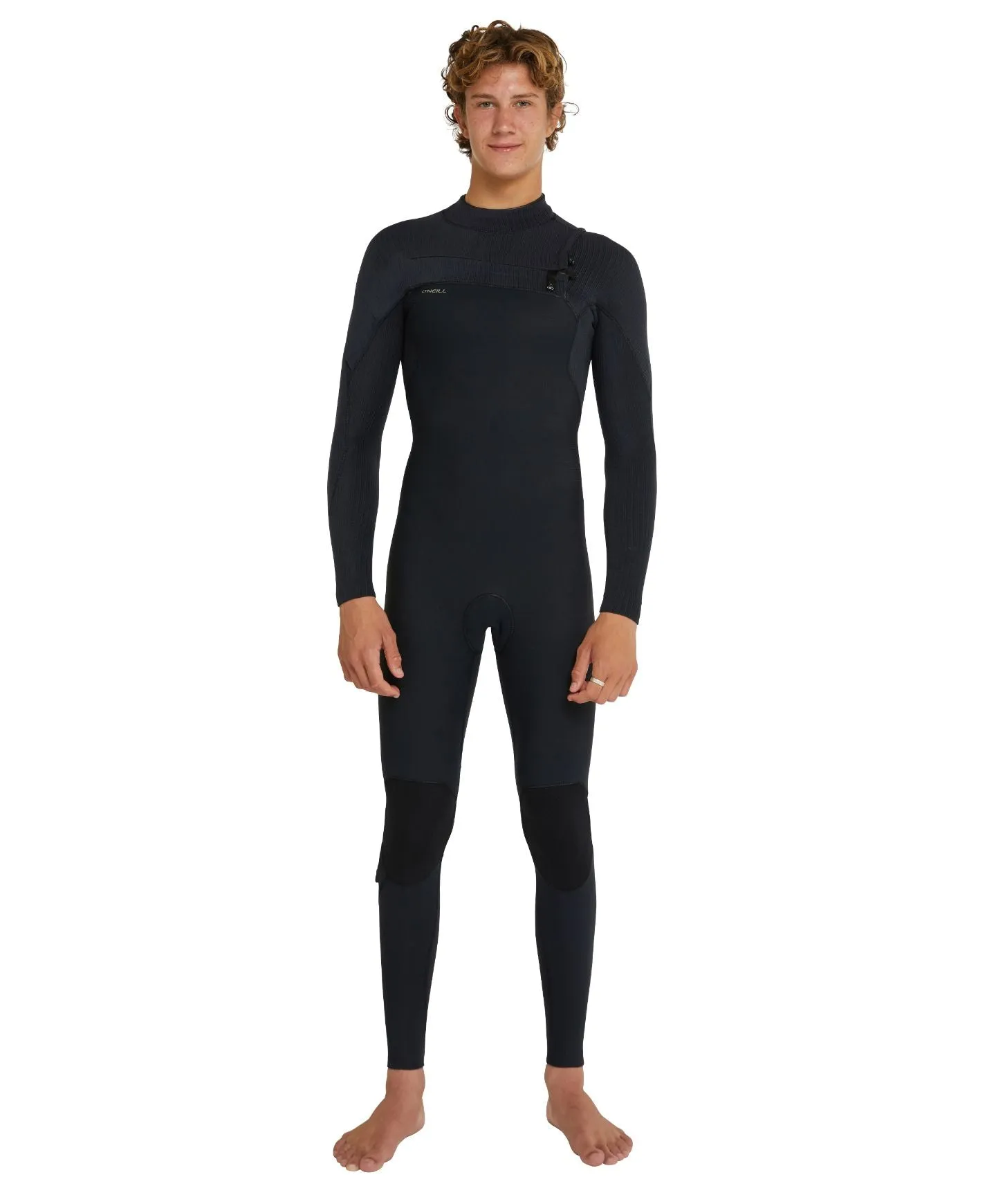 HyperFreak 4/3  Steamer Chest Zip Wetsuit - Black