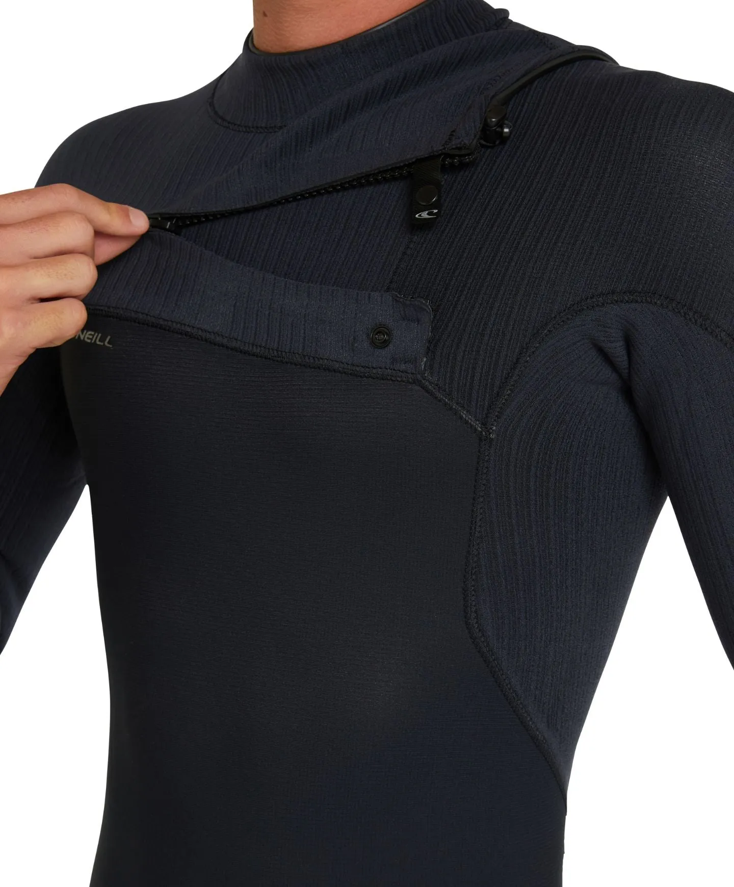 HyperFreak 4/3  Steamer Chest Zip Wetsuit - Black