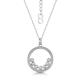 Isla Pendant - Rhodium