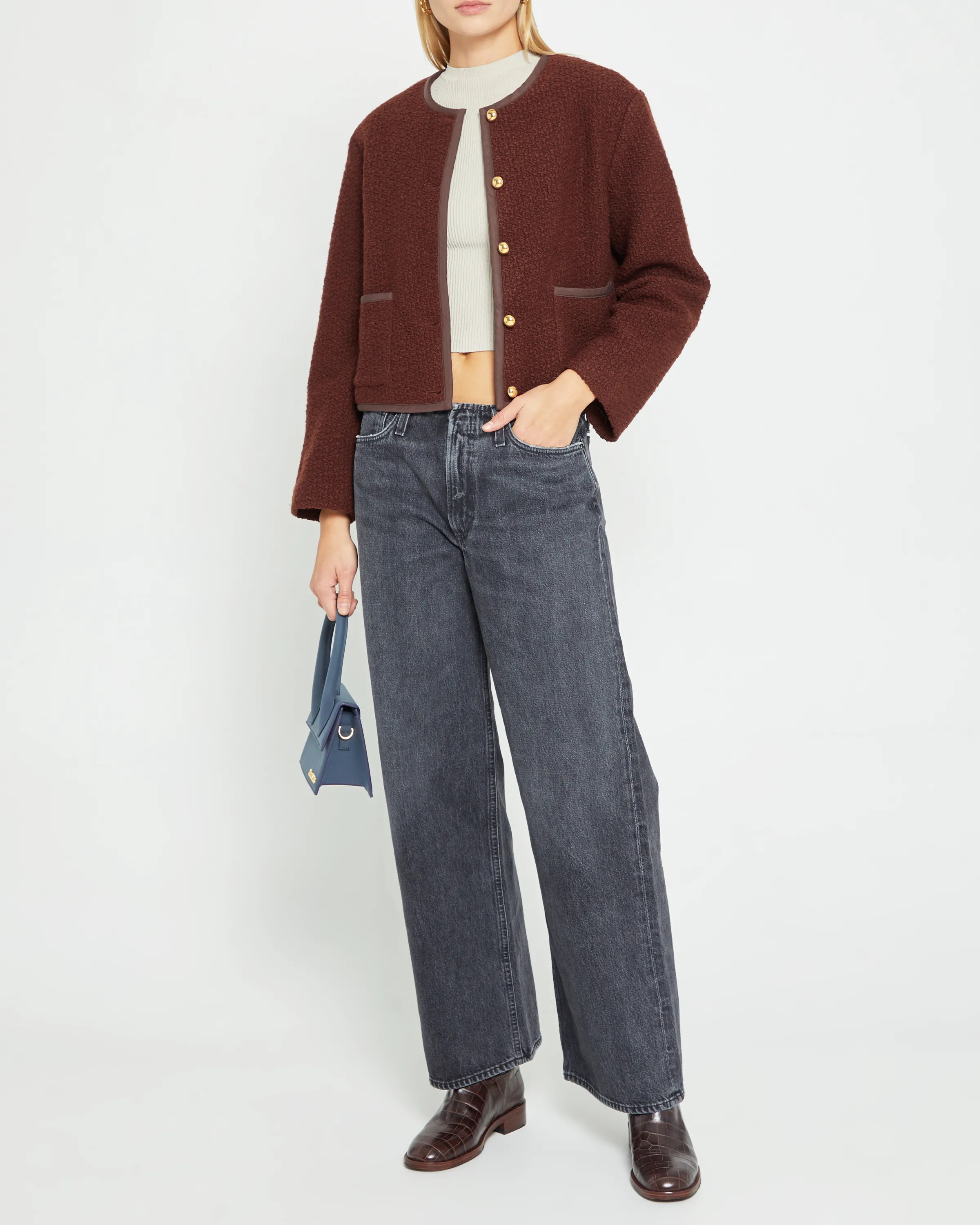 Joe Relaxed-fit Cropped Jacket