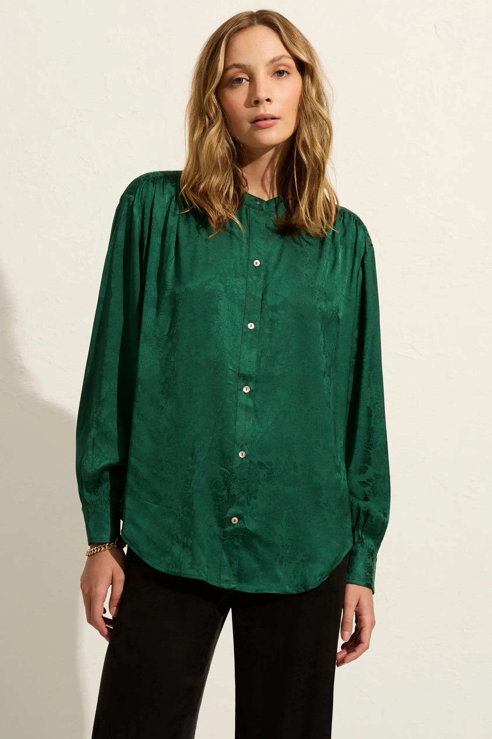 Julian Shirt - Emerald Green