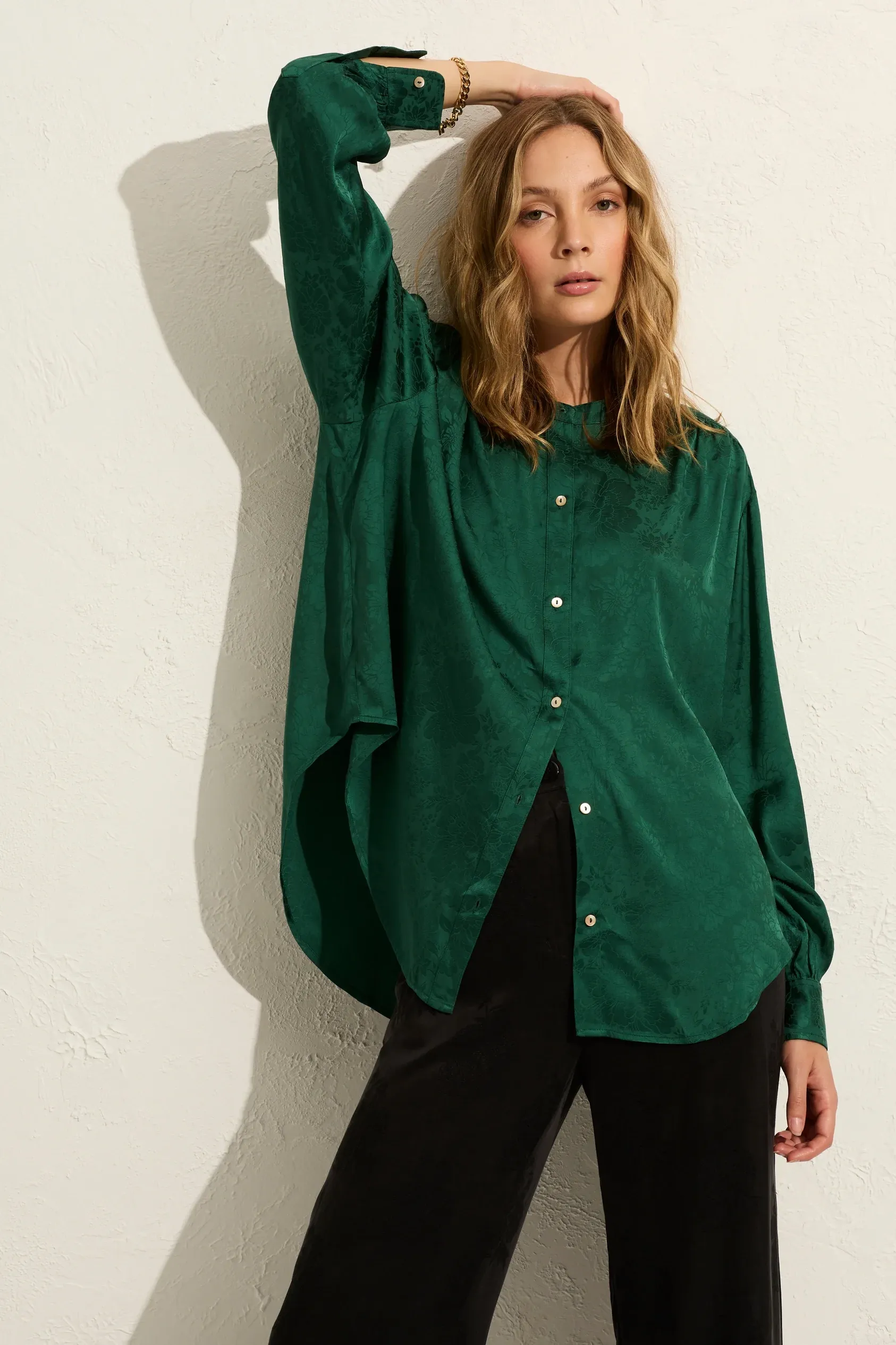 Julian Shirt - Emerald Green