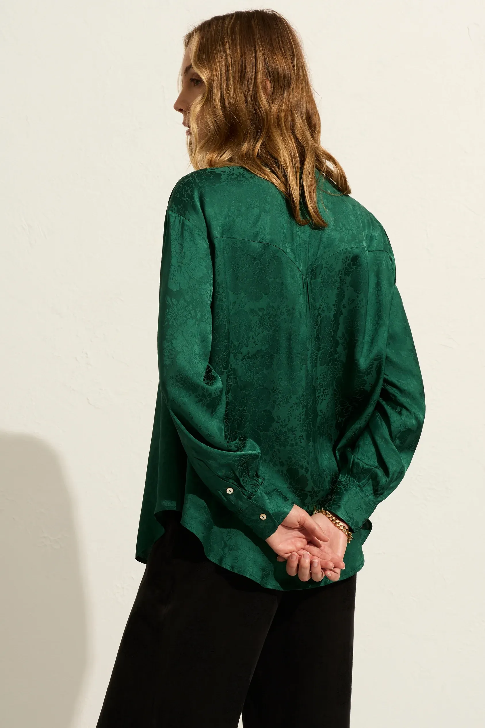 Julian Shirt - Emerald Green