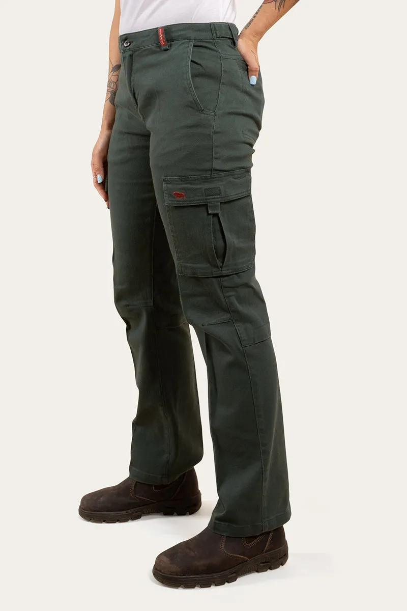 Kambalda Womens Heavy Weight Work Pant - Forest Green