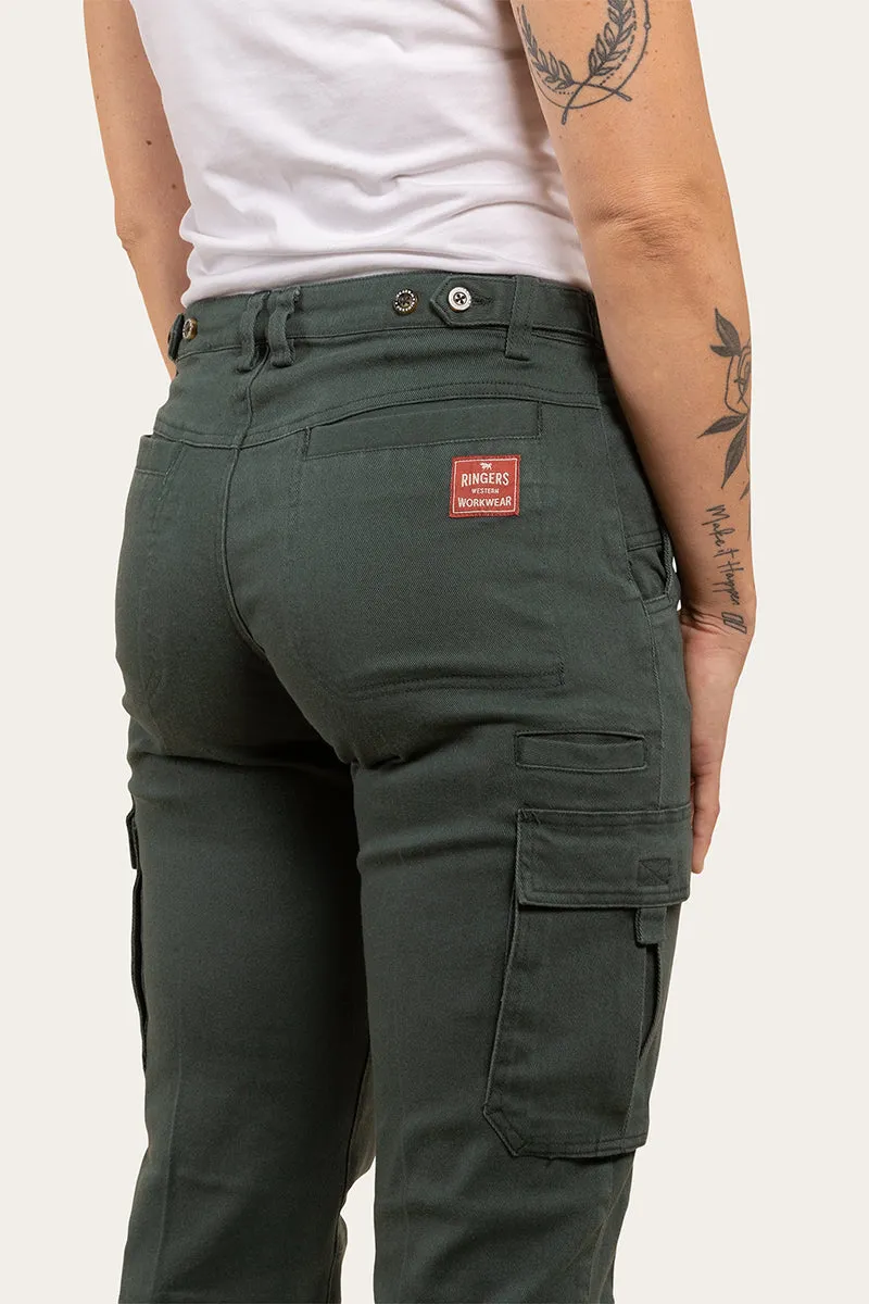 Kambalda Womens Heavy Weight Work Pant - Forest Green