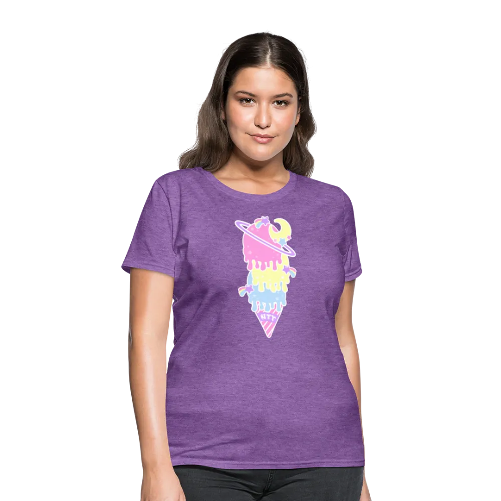 Kawaii cosmic melty ice cream Women's T-Shirt