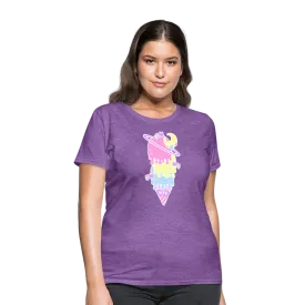 Kawaii cosmic melty ice cream Women's T-Shirt