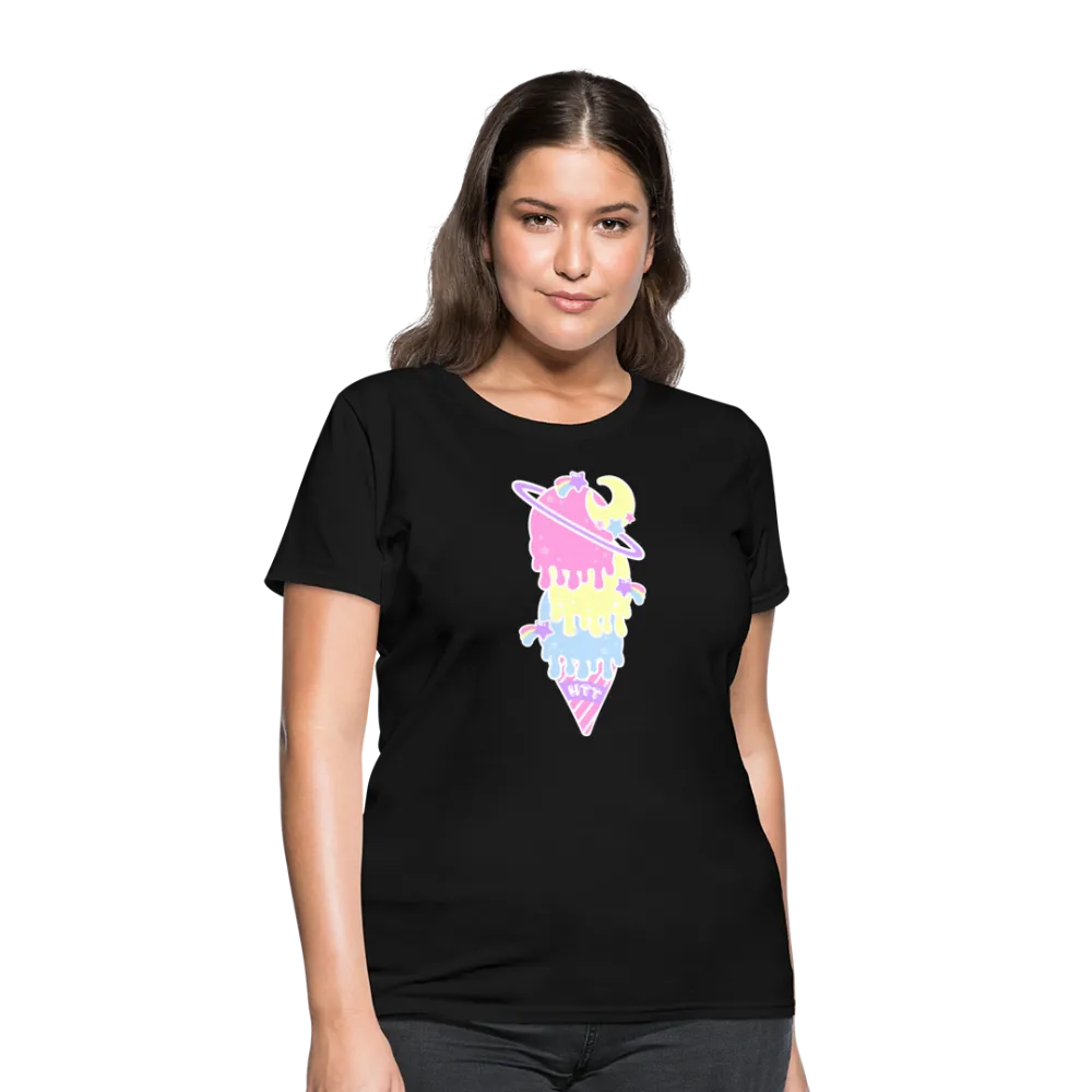 Kawaii cosmic melty ice cream Women's T-Shirt