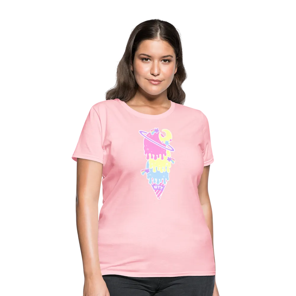 Kawaii cosmic melty ice cream Women's T-Shirt