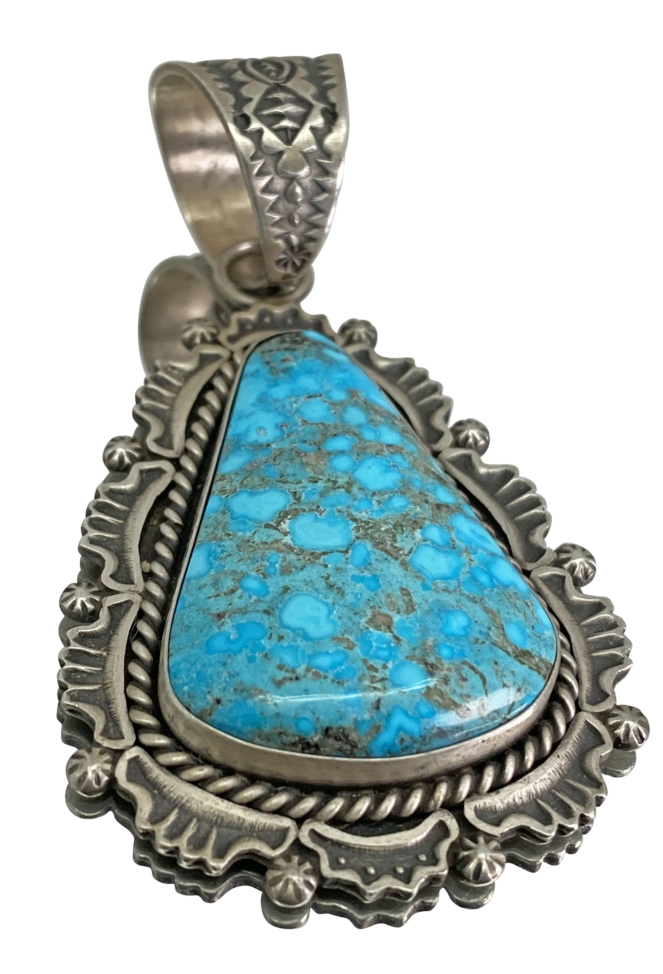 Kingman Turquoise Pendant | Harold Joe