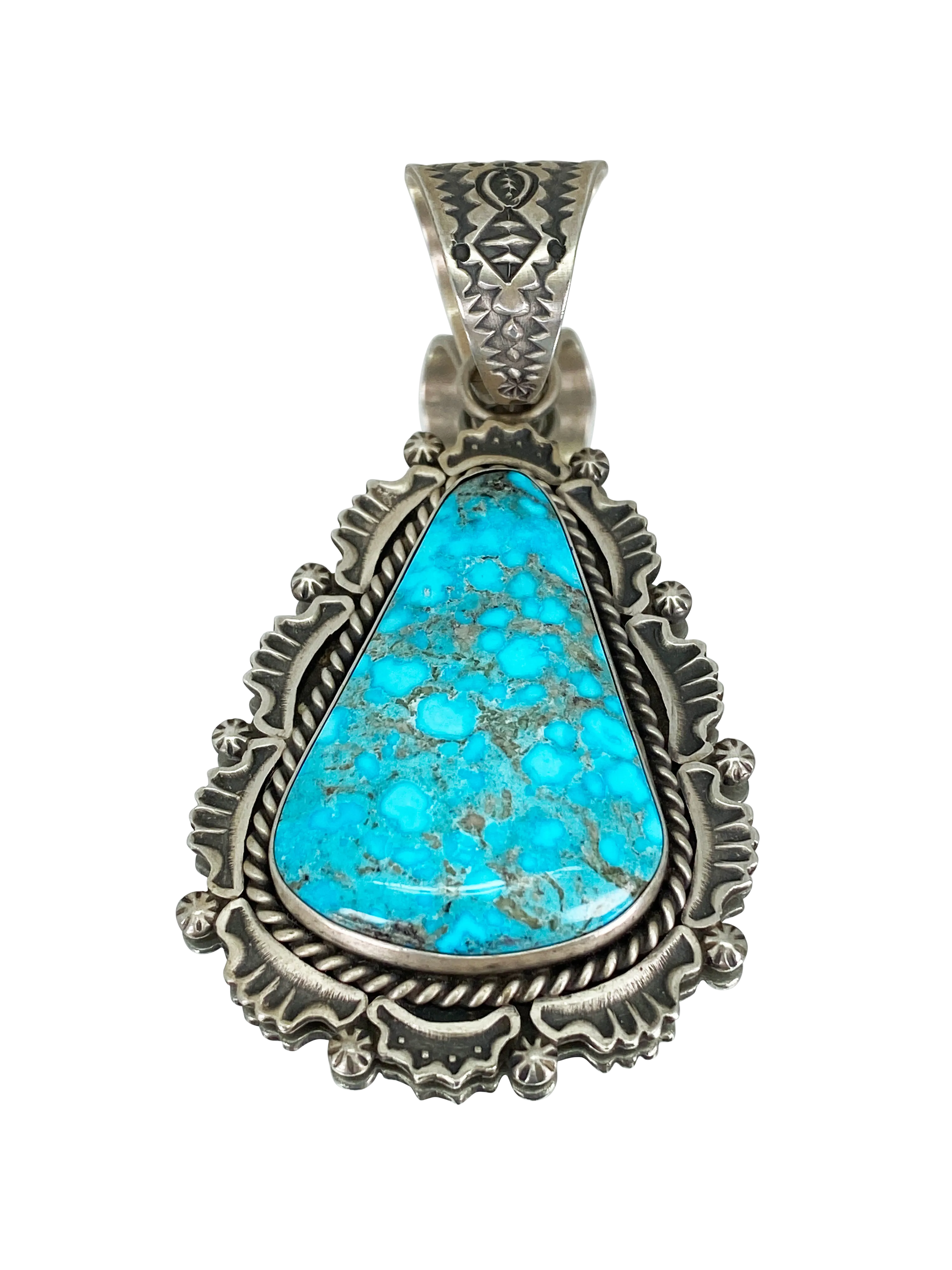 Kingman Turquoise Pendant | Harold Joe