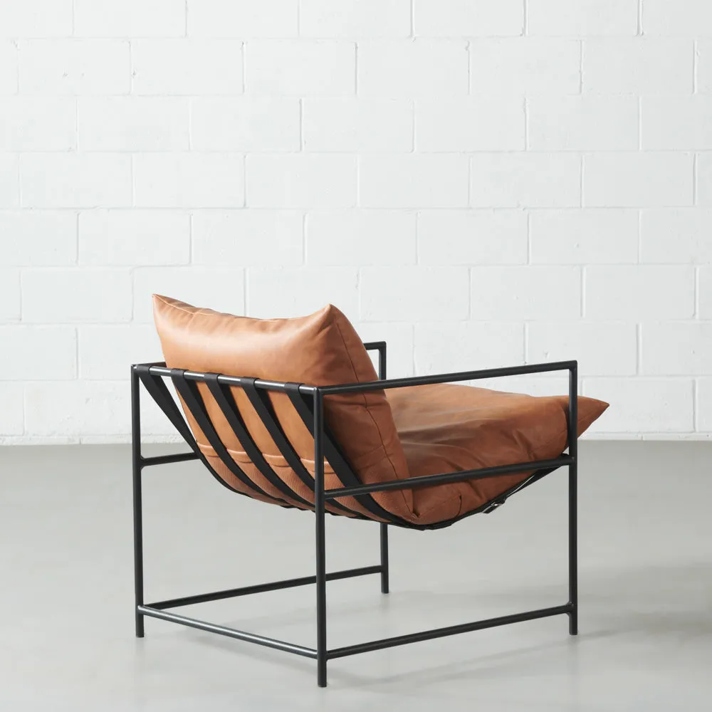 KYOTO - Brown Vegan Leather Chair