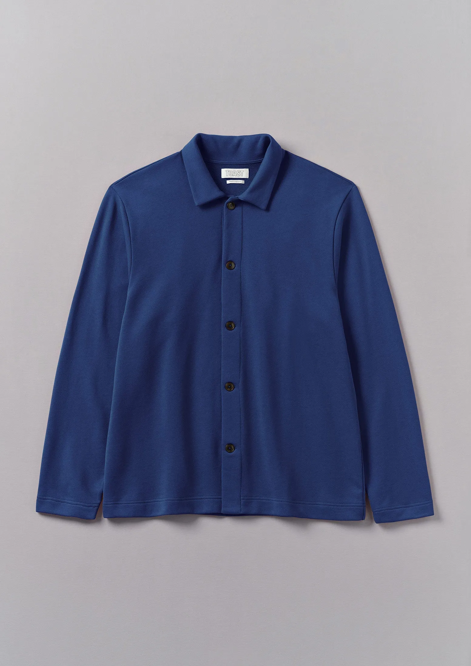 Loopback Organic Cotton Jersey Shirt | Workwear Blue