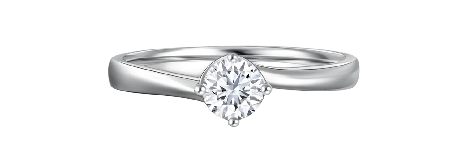 LVC Precieux Classic Diamond Ring - 0.34 Carat