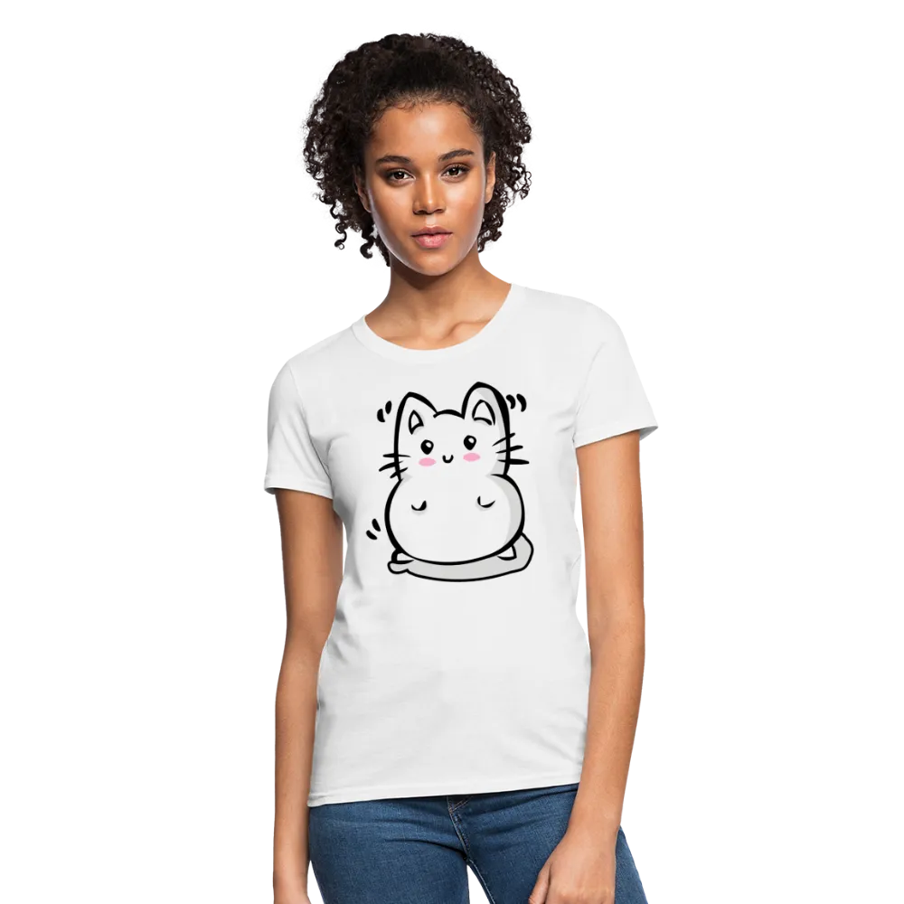 Marshmallow Kitty Women's T-Shirt