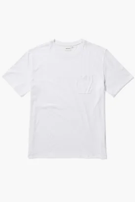 Men's Pima Crew Pocket Tee | White | Richer Poorer