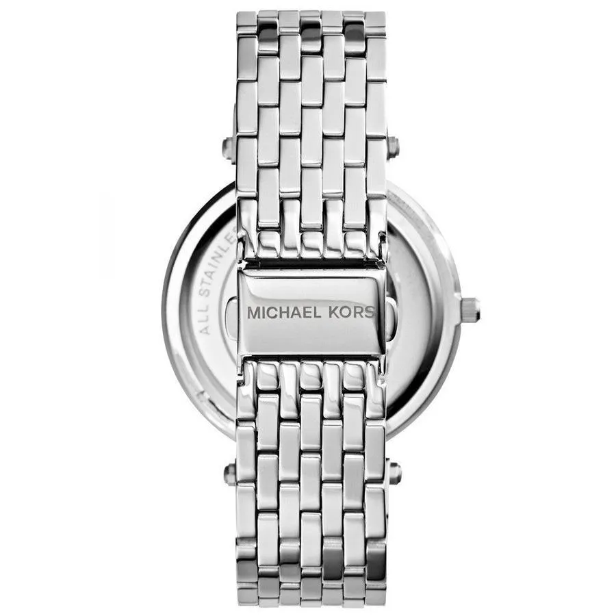 Michael Kors MK3190 Darci Silver Dial Pave Bezel Women's Watch