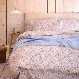 Milk Cottage Floral Cotton Duvet Cover