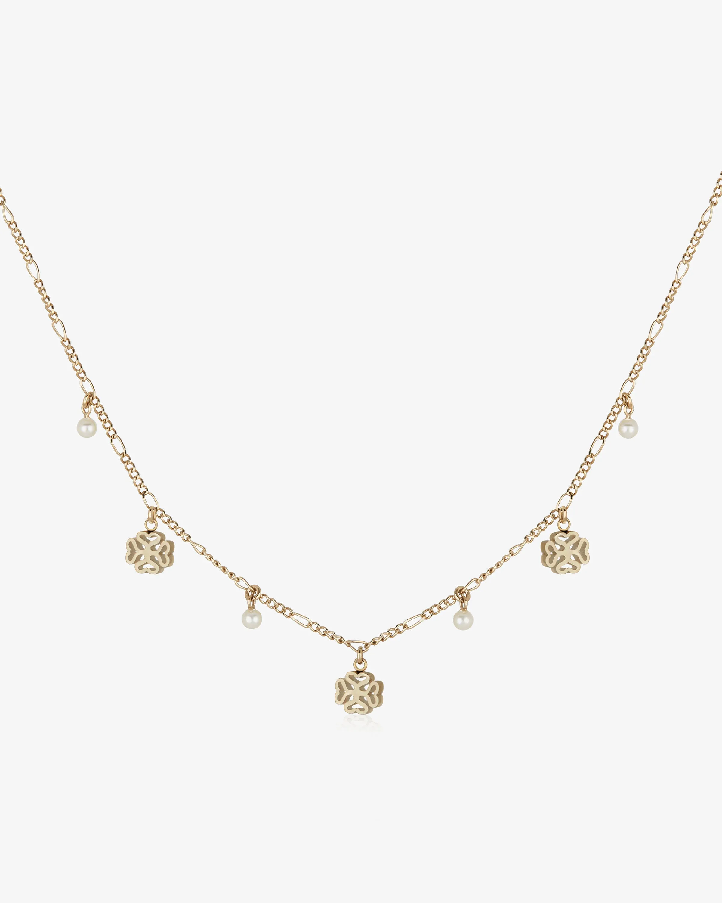 Monogram Necklace - 22 Carat Gold Gilded