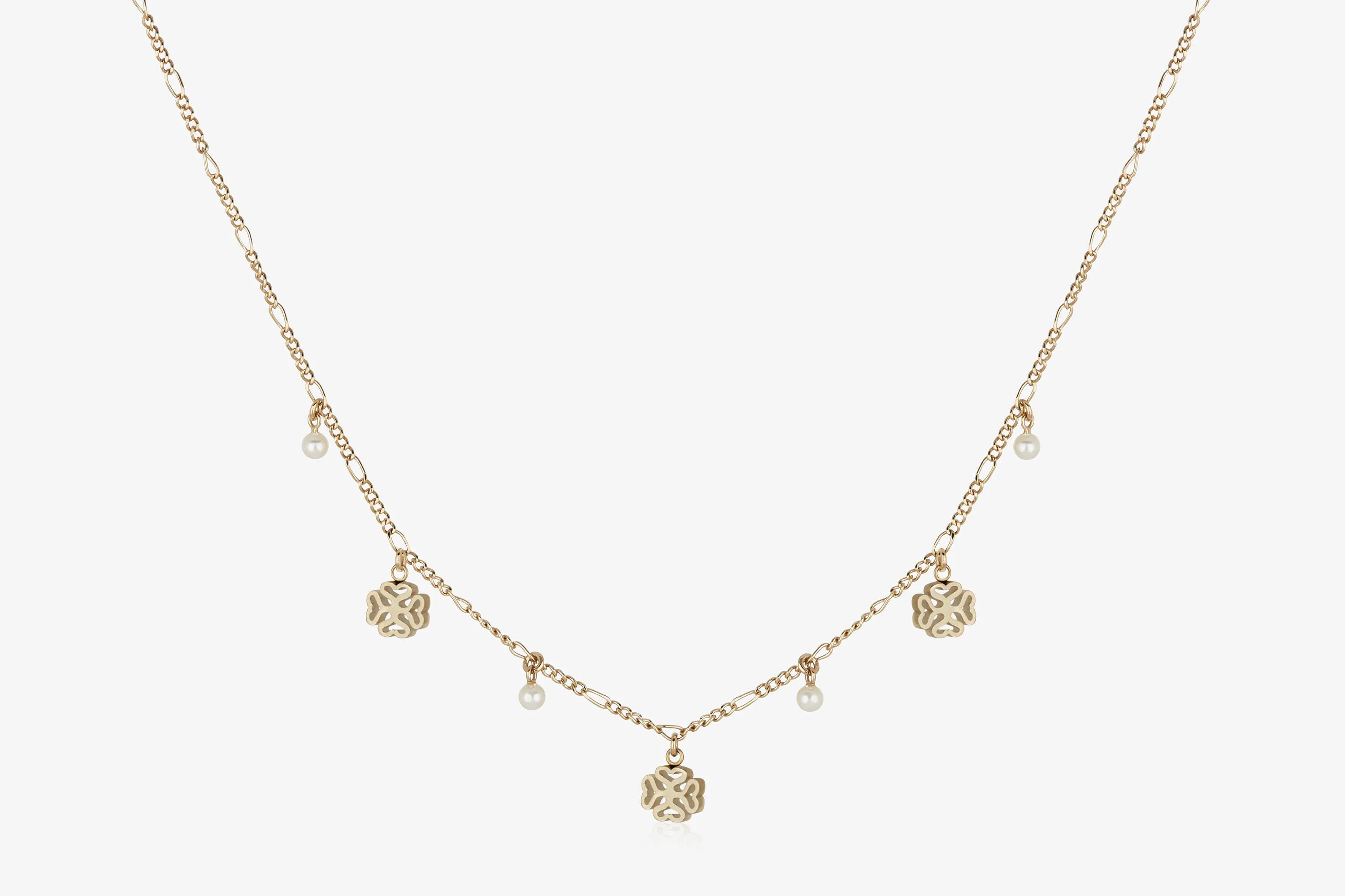 Monogram Necklace - 22 Carat Gold Gilded