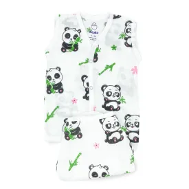 Muslin Jabla & Nappy -100% Organic Cotton -Extra soft Langot & Jabla Panda