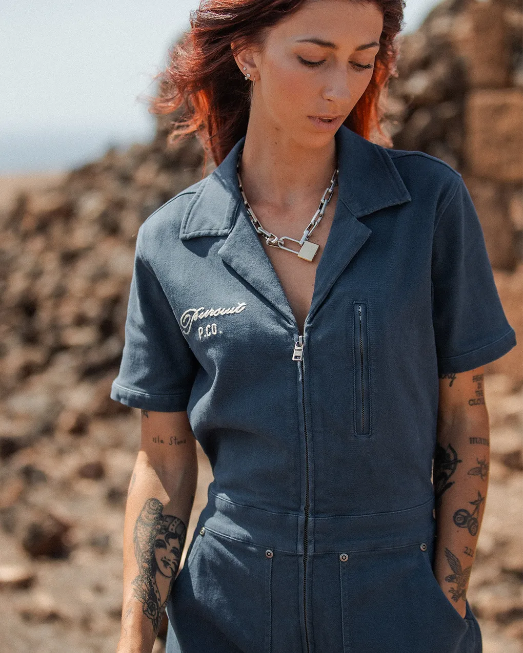 Never Ending Pursuit Boilersuit - Blue