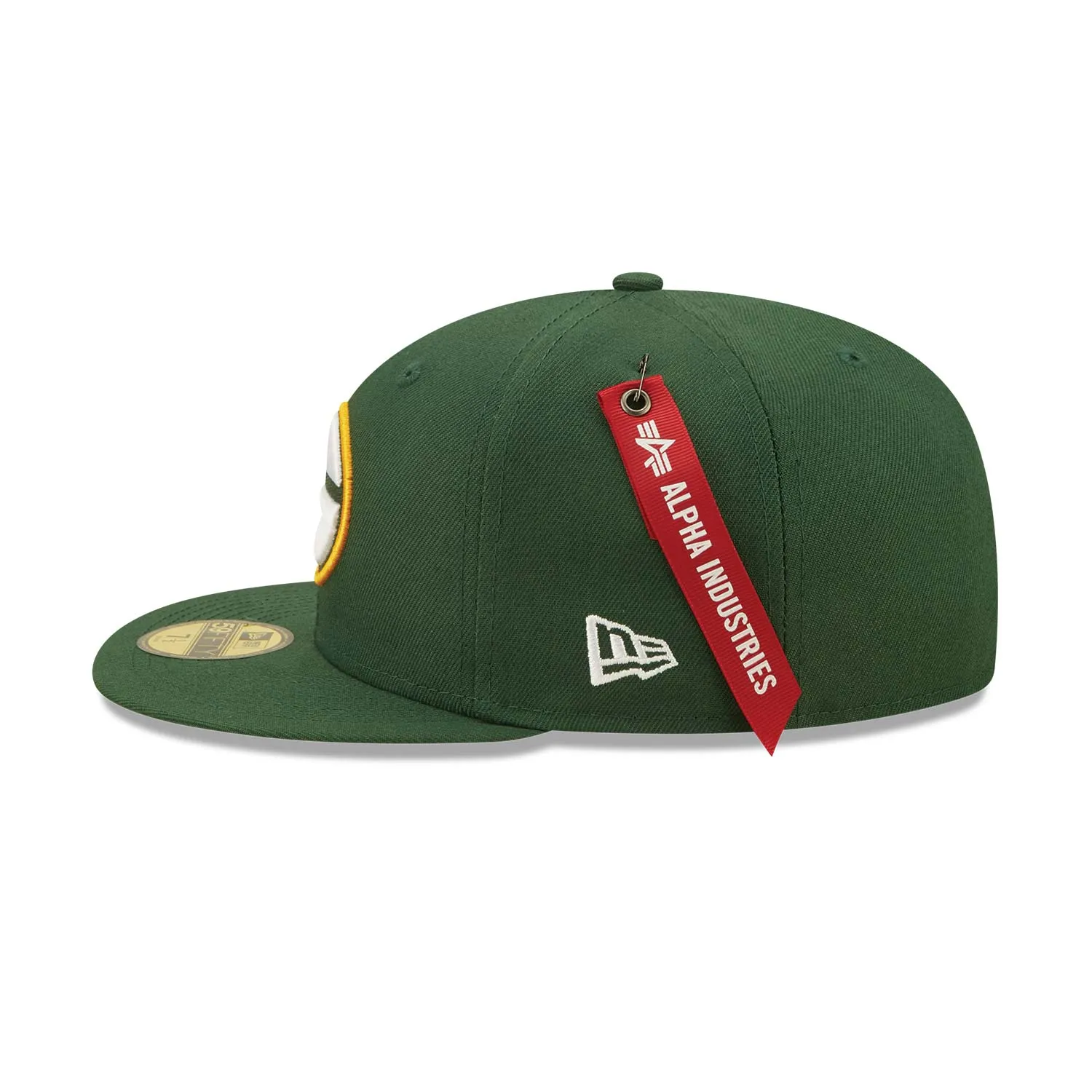 NEW ERA Green Bay Packers x Alpha Industries Green 59FIFTY Fitted Cap