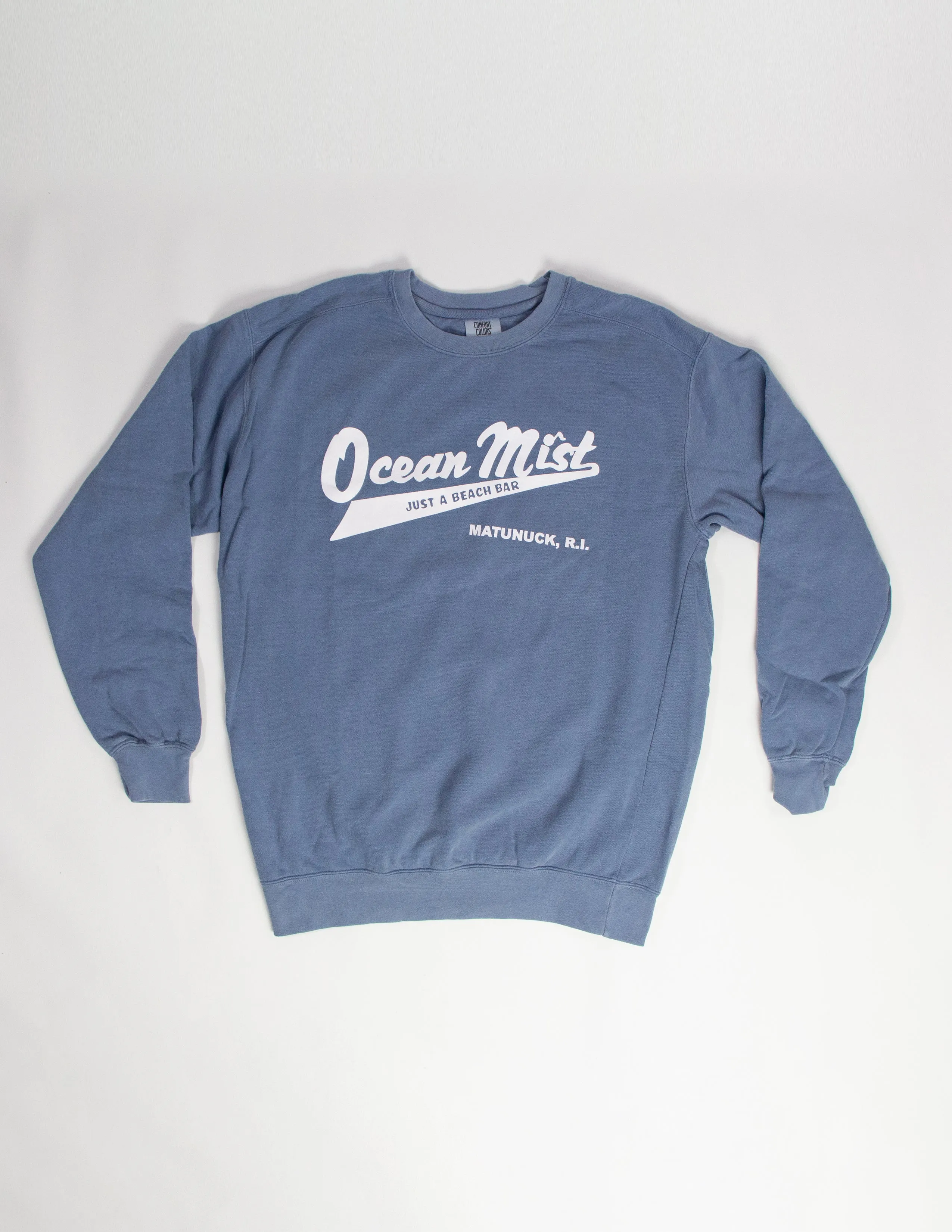 OG Logo Crewneck Sweatshirt -  BLUE GRAY