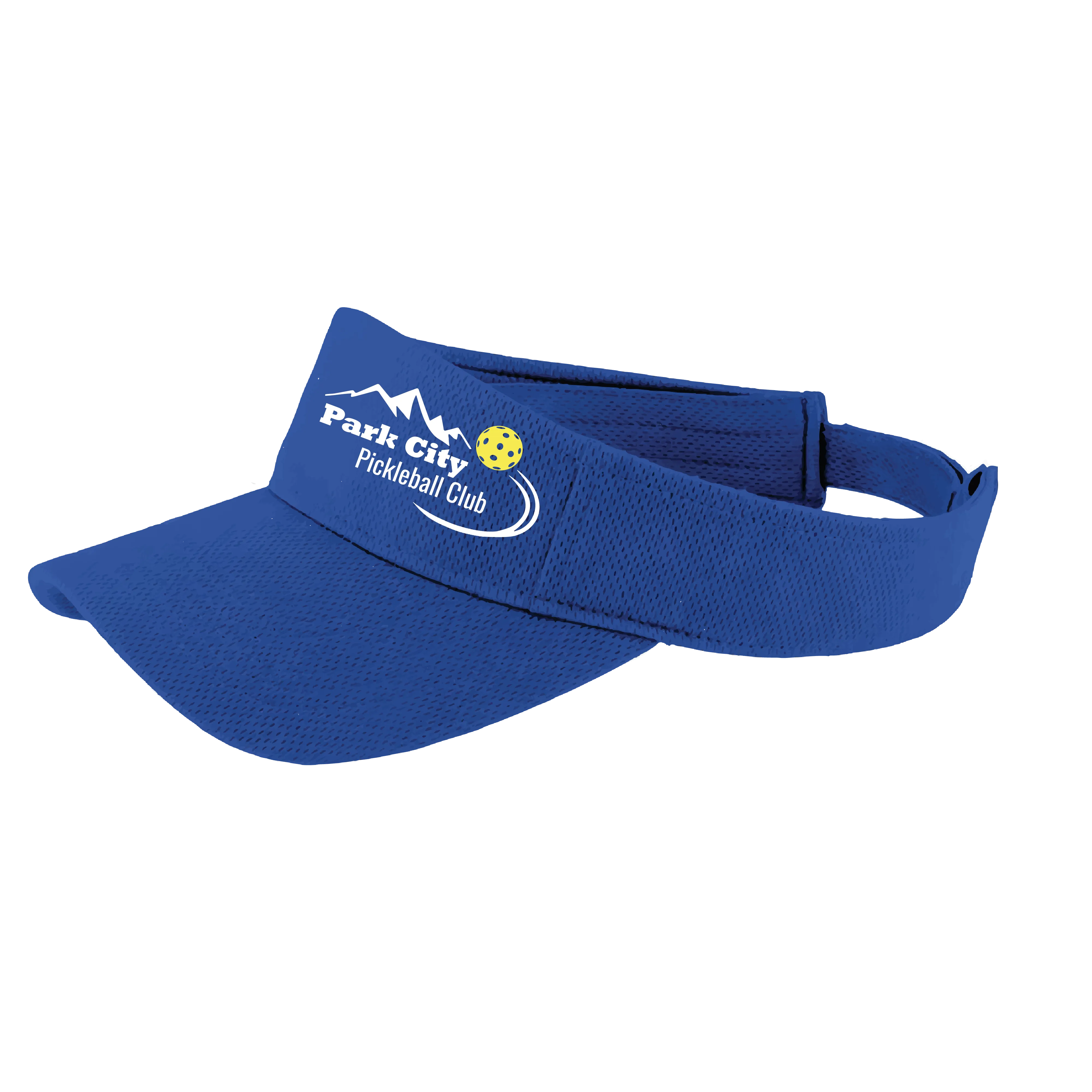 Park City Pickleball Club (Customizable) | Pickleball Visors | Moisture Wicking 100% Polyester