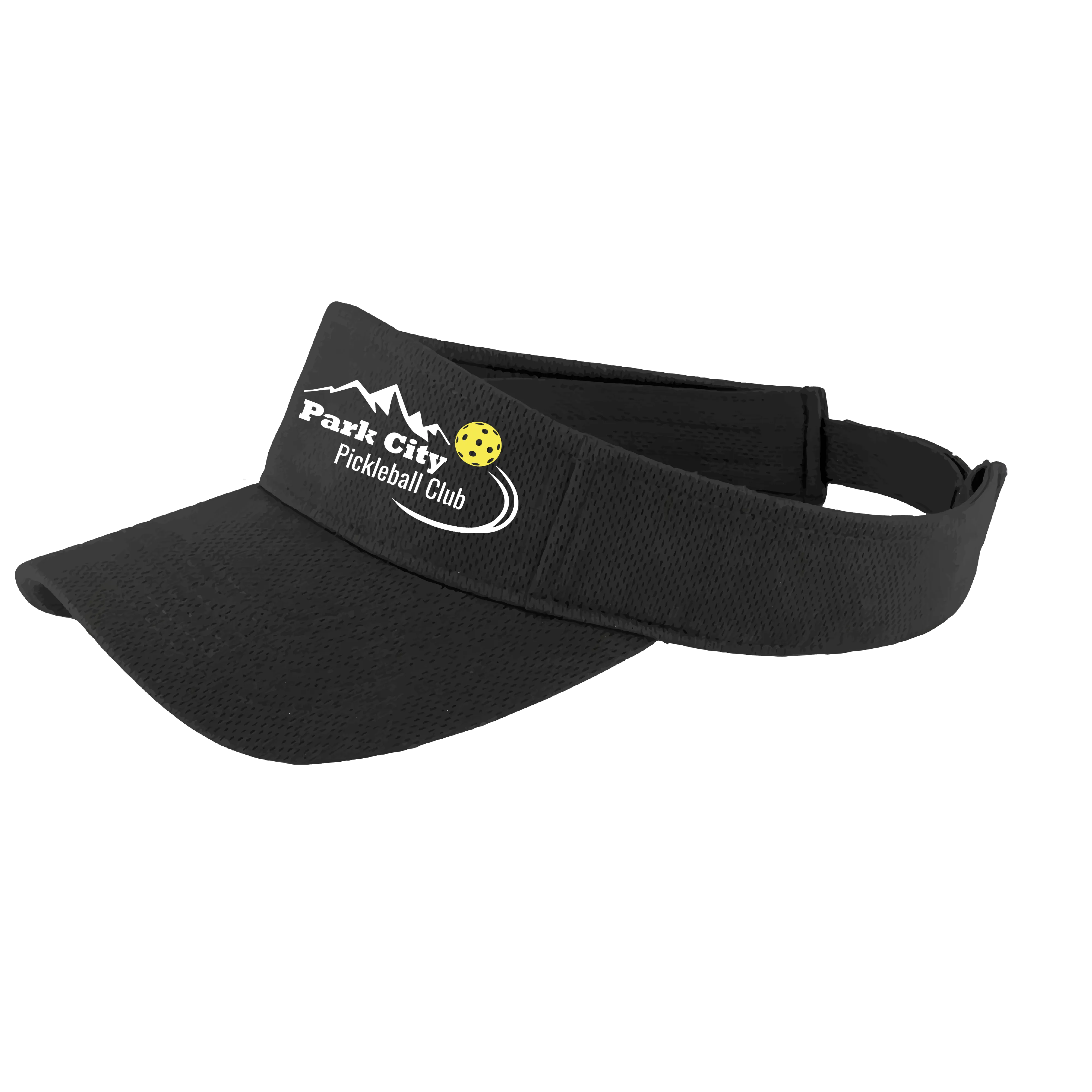 Park City Pickleball Club (Customizable) | Pickleball Visors | Moisture Wicking 100% Polyester