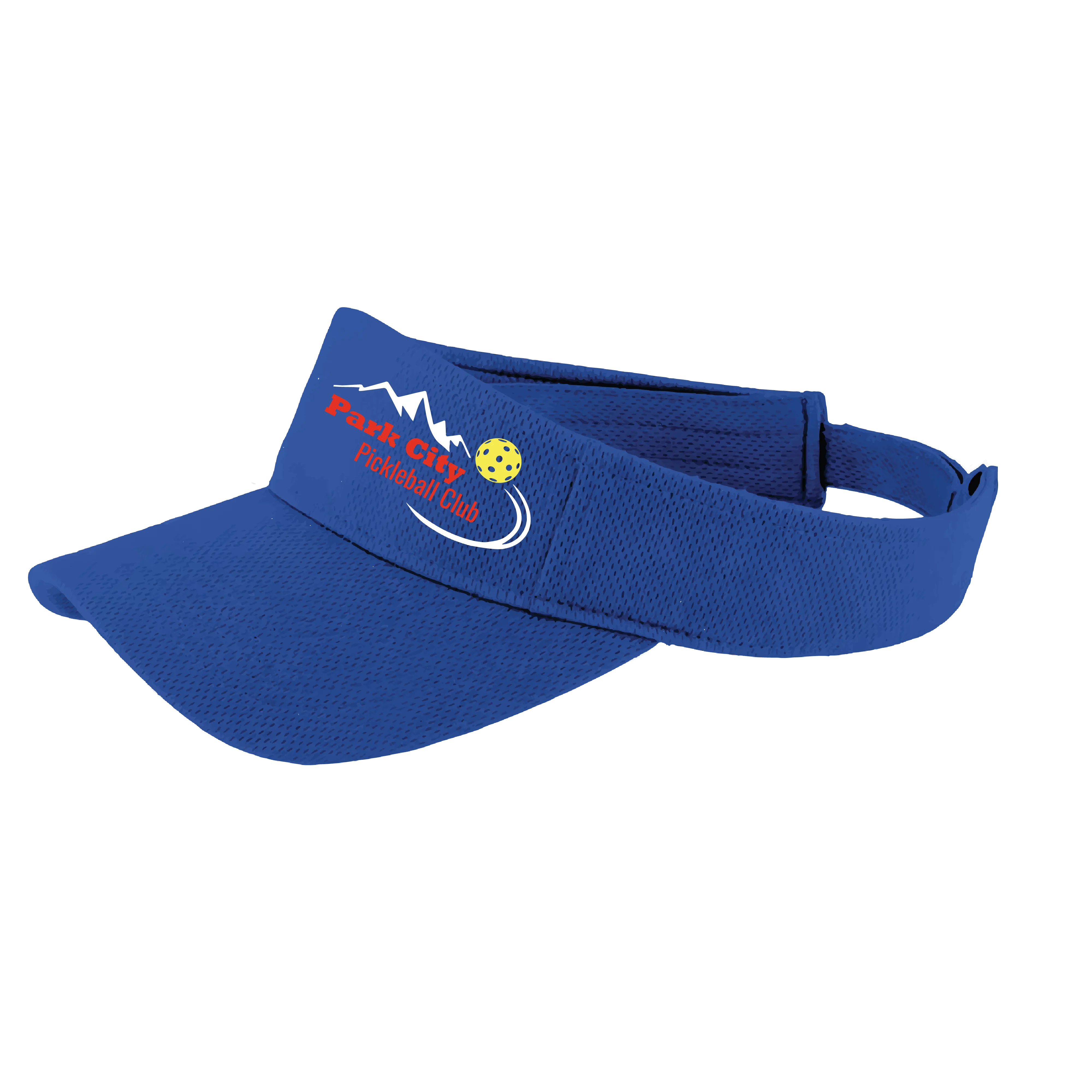 Park City Pickleball Club (Customizable) | Pickleball Visors | Moisture Wicking 100% Polyester