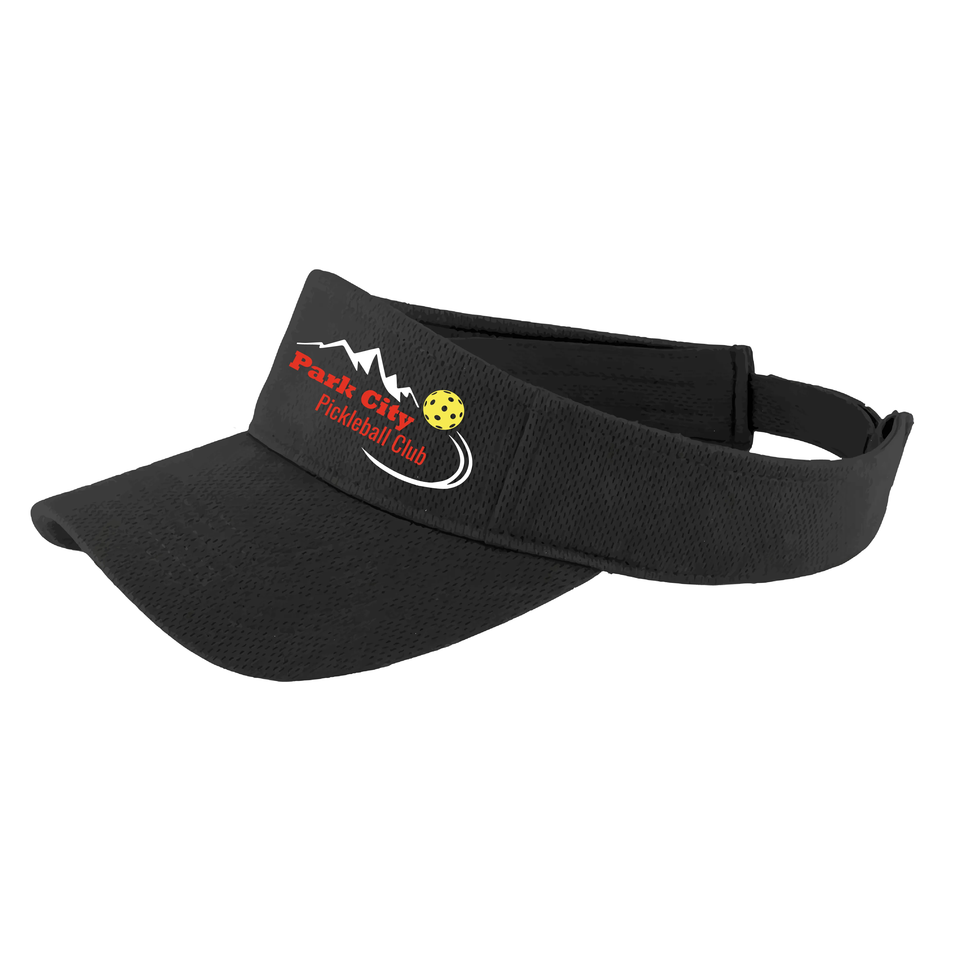 Park City Pickleball Club (Customizable) | Pickleball Visors | Moisture Wicking 100% Polyester