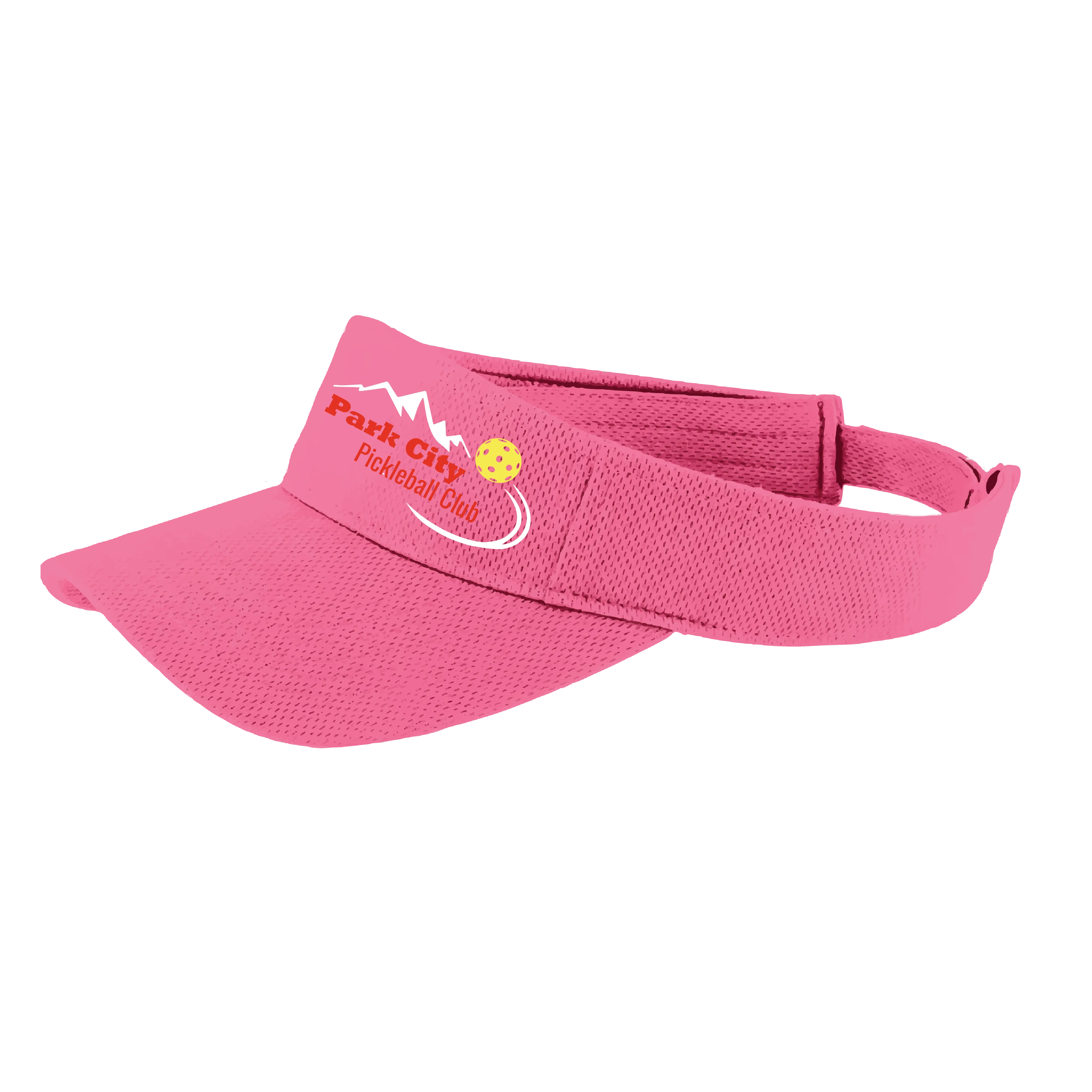 Park City Pickleball Club (Customizable) | Pickleball Visors | Moisture Wicking 100% Polyester