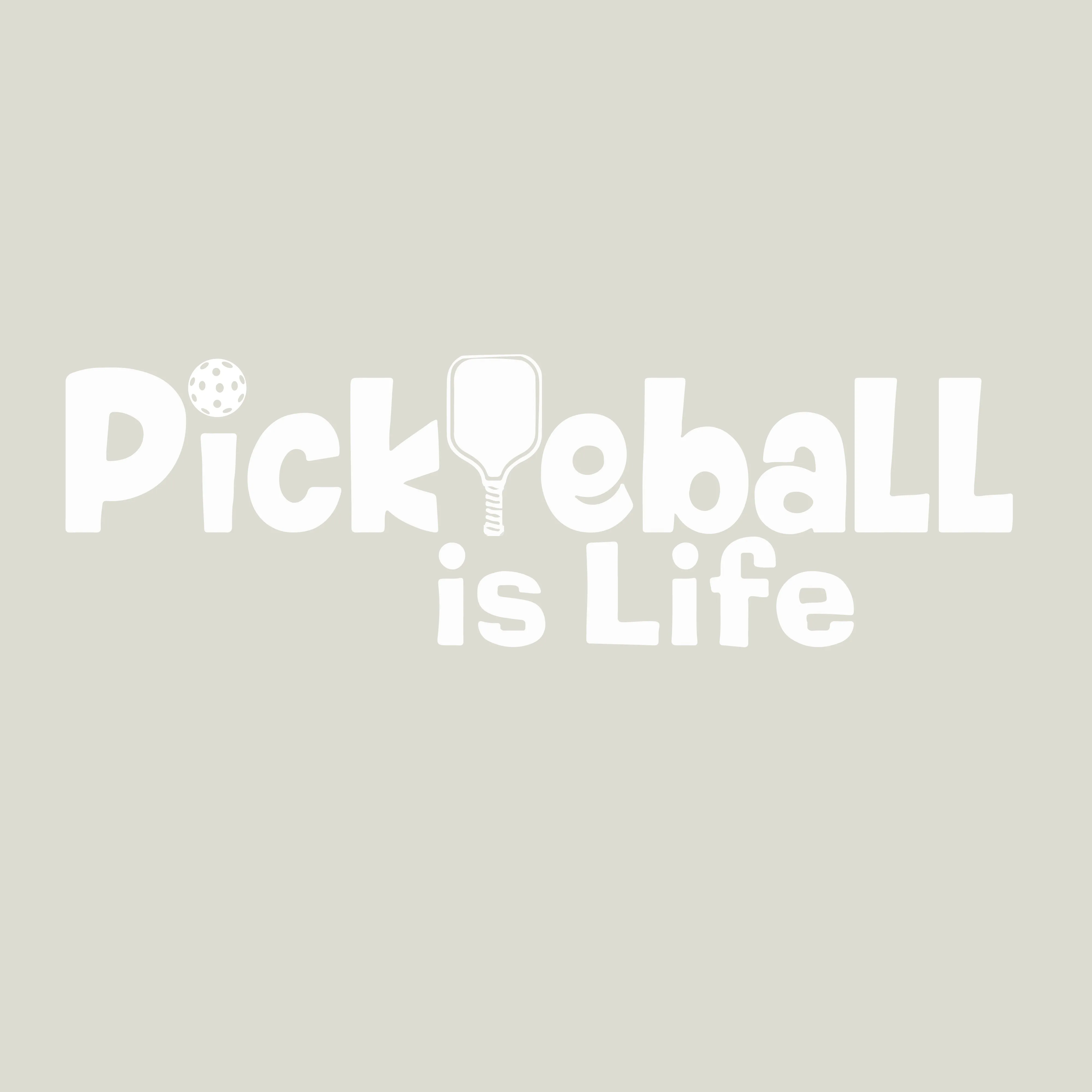 Pickleball Is Life | Women's Long Sleeve V-Neck Pickleball Shirts | 100% Polyester