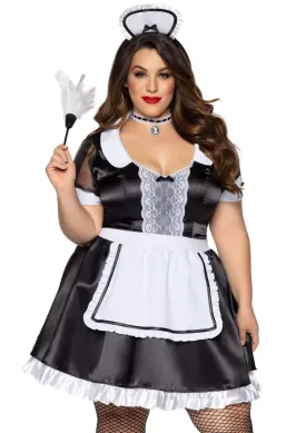 Plus Classic French Maid Costume