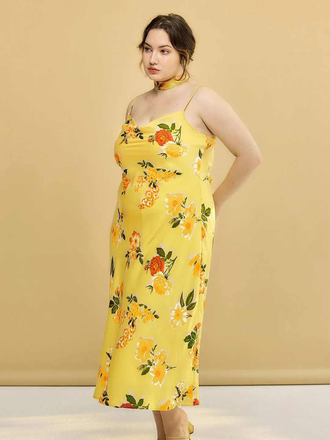 Plus Size Elena Chiffon Dress