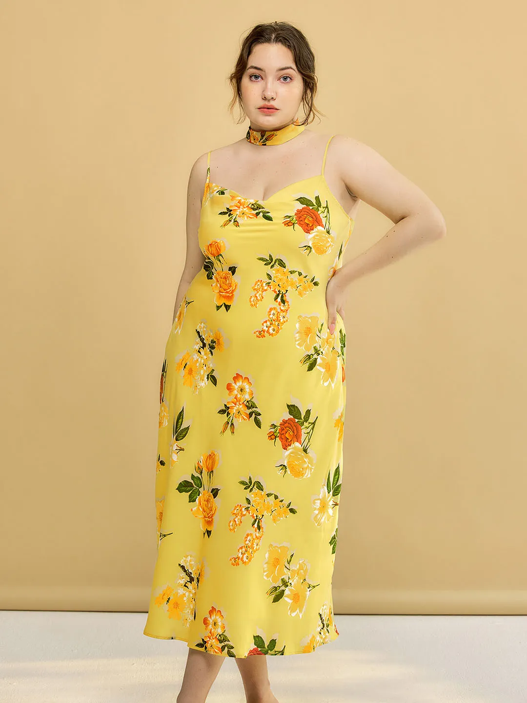 Plus Size Elena Chiffon Dress