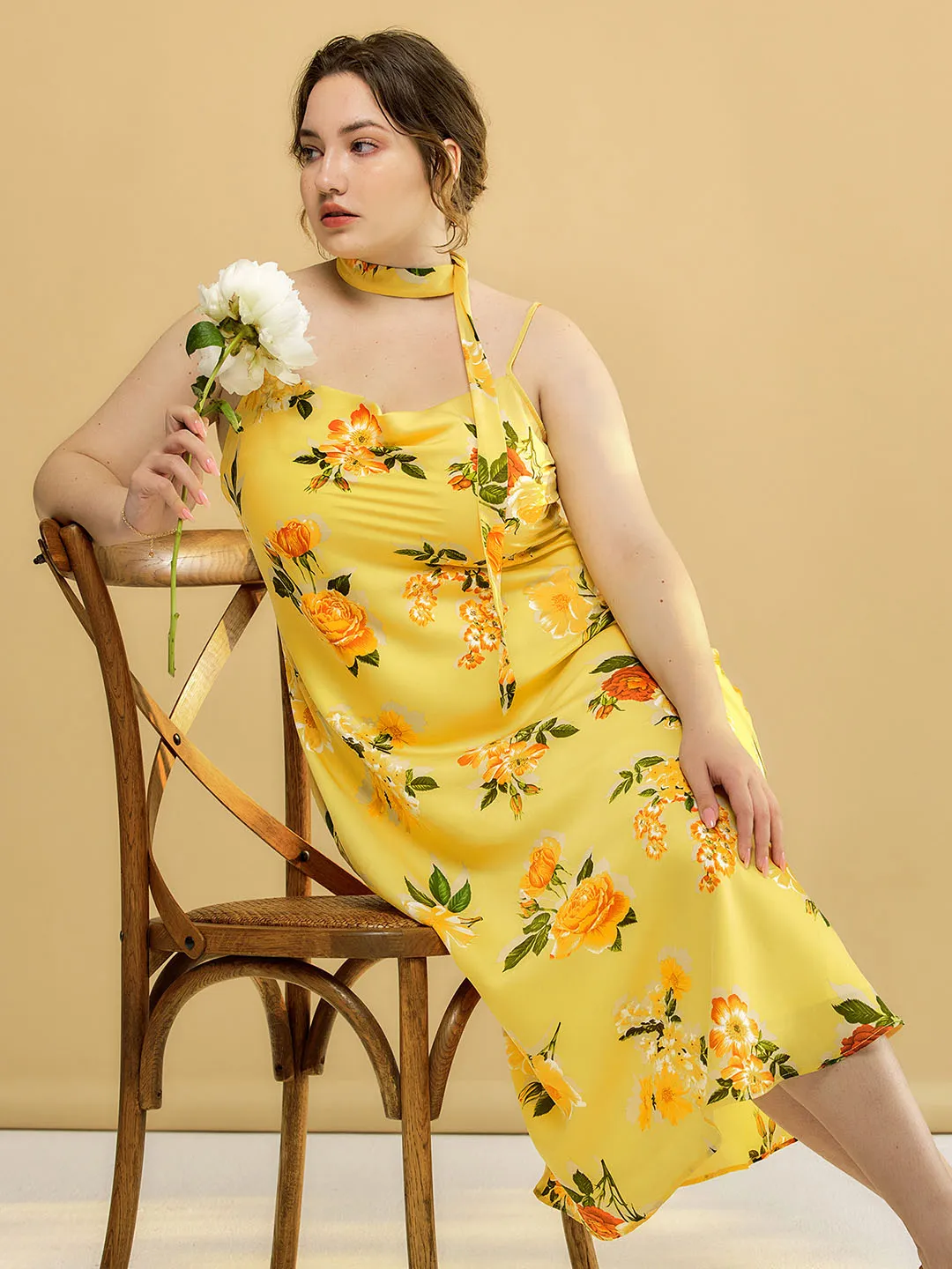 Plus Size Elena Chiffon Dress