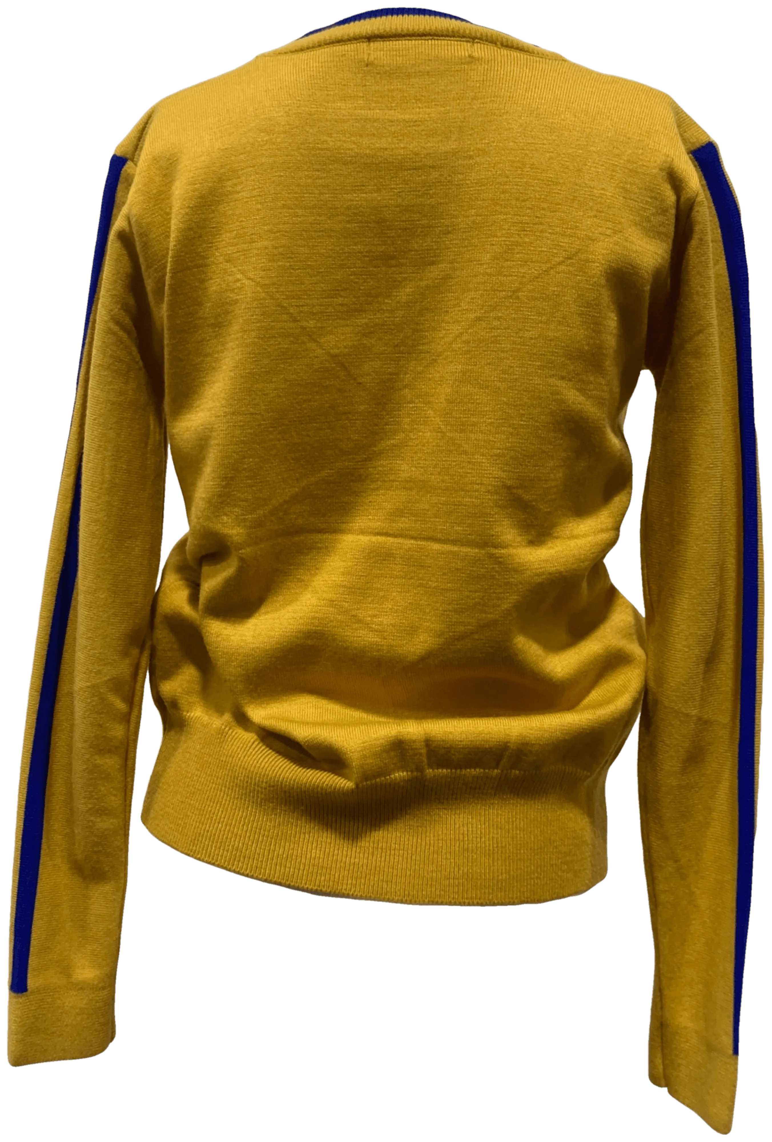 "sunday" Ochre Yellow Ringer Sweater by Sendrella