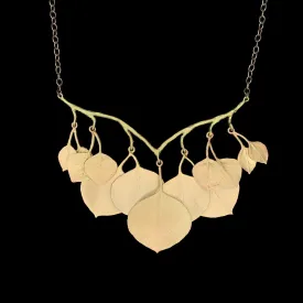 Round Leaf Eucalyptus Necklace - Branch