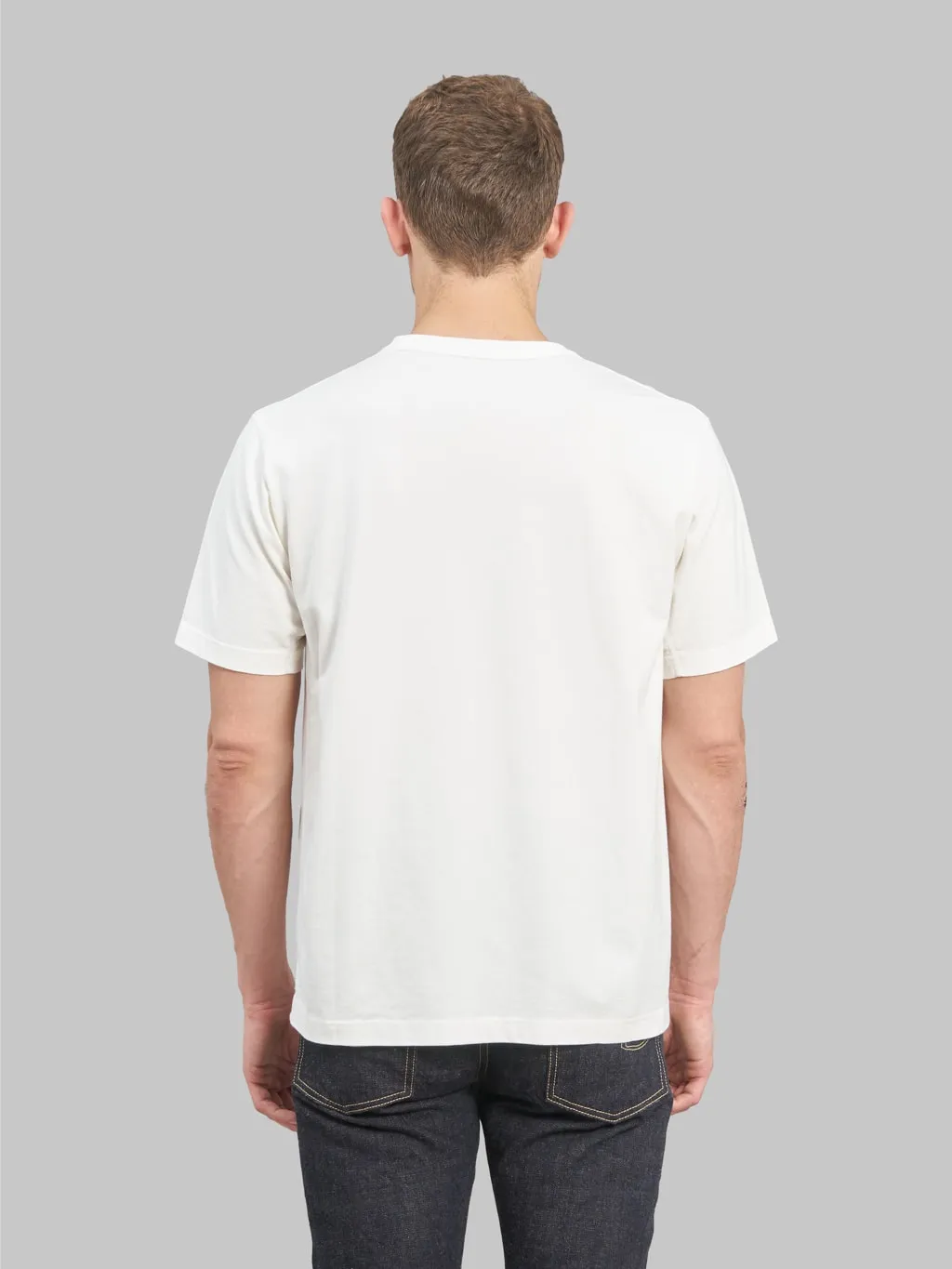 Seuvas Cotton Crew Neck T-Shirt Natural