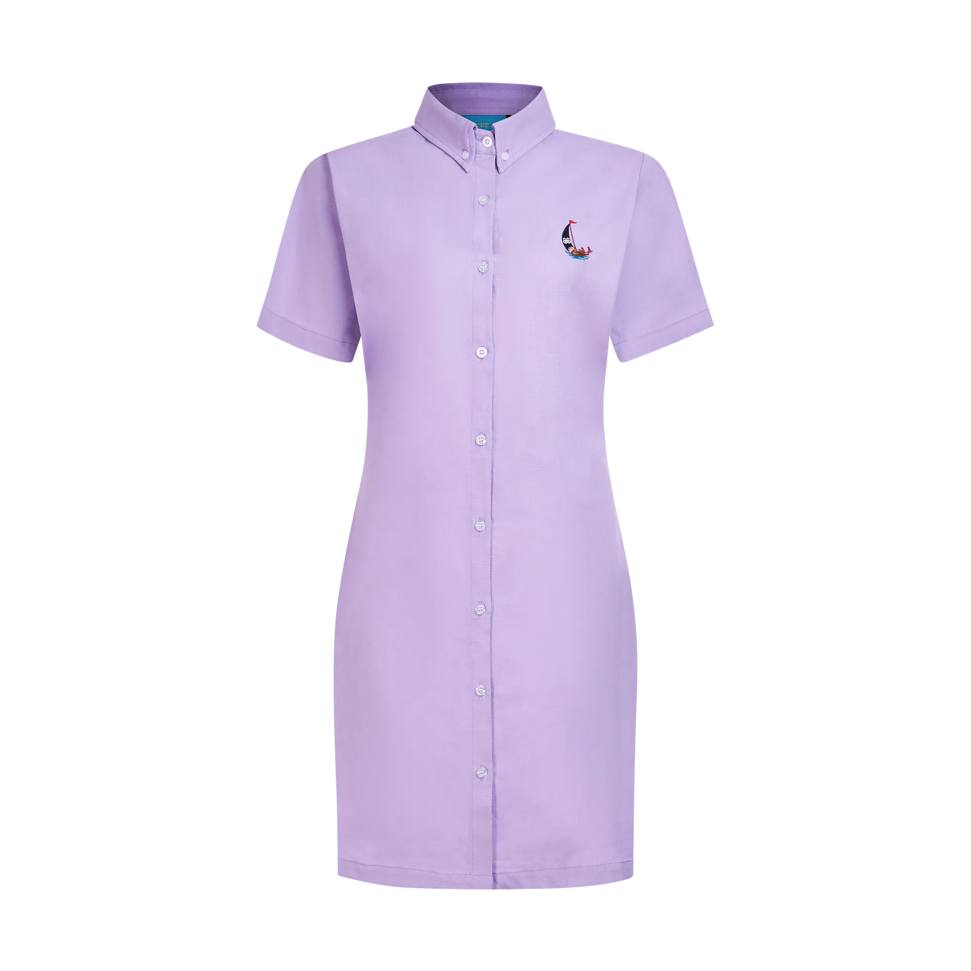 STAPLE LINEN DRESS-LAVENDER