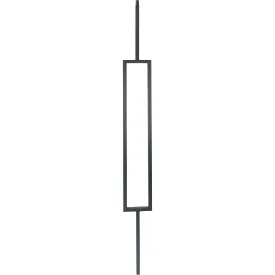 T81 | Iron Baluster | Large Rectangle | 1/2" x 44"