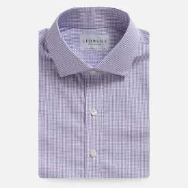 The Purple Mills Micro Check Dress Shirt